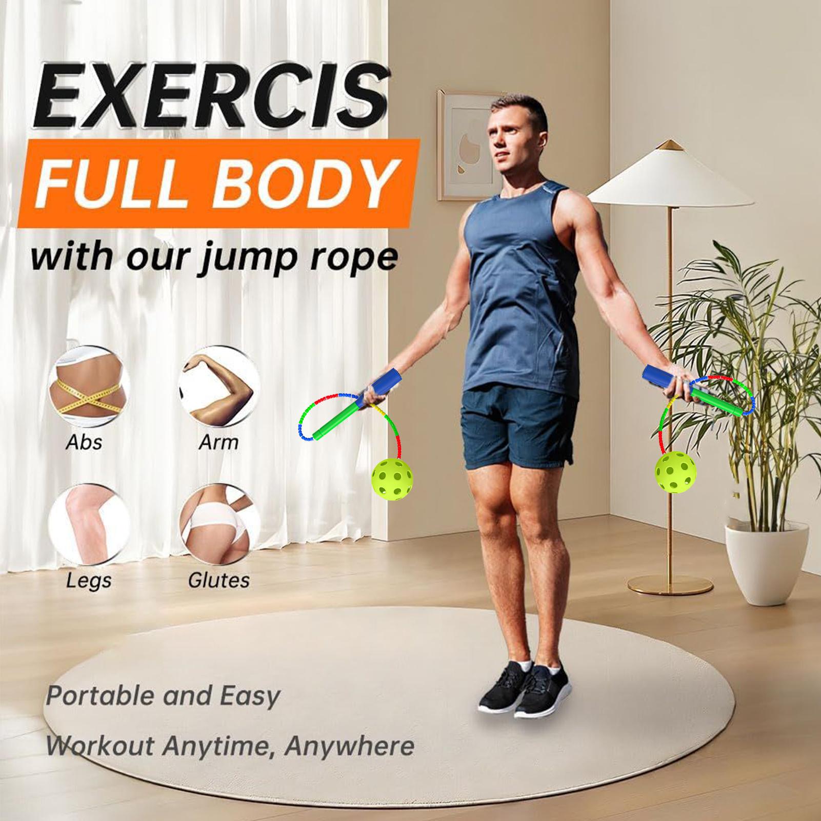 Home Gym Kids - Tali Skipping Tali Lompat Dengan Bola