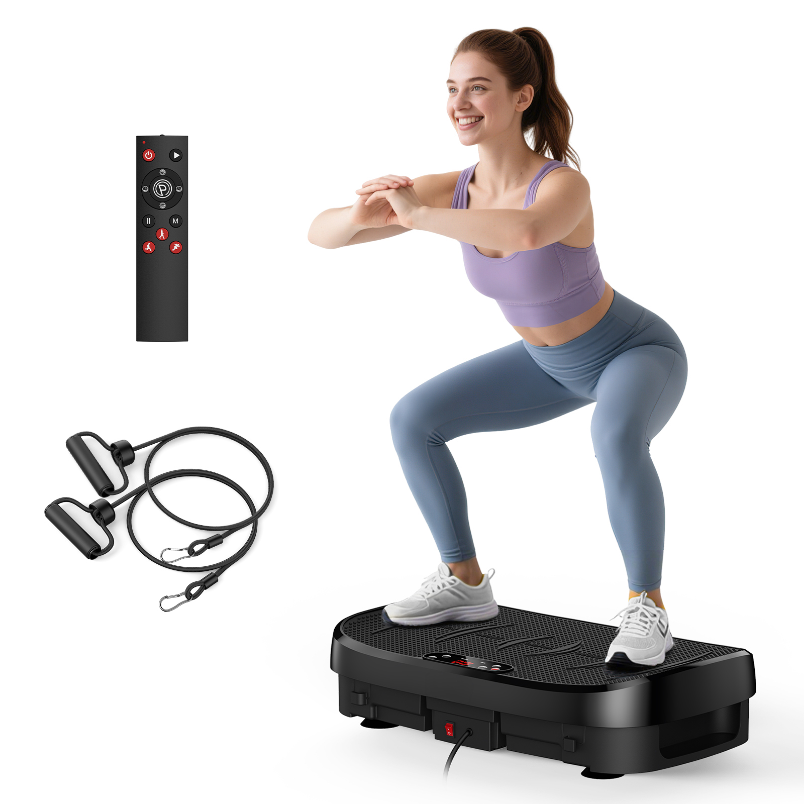 Home Gym Necessities - Papan Getar Pembakar Lemak Platform Kebugaran