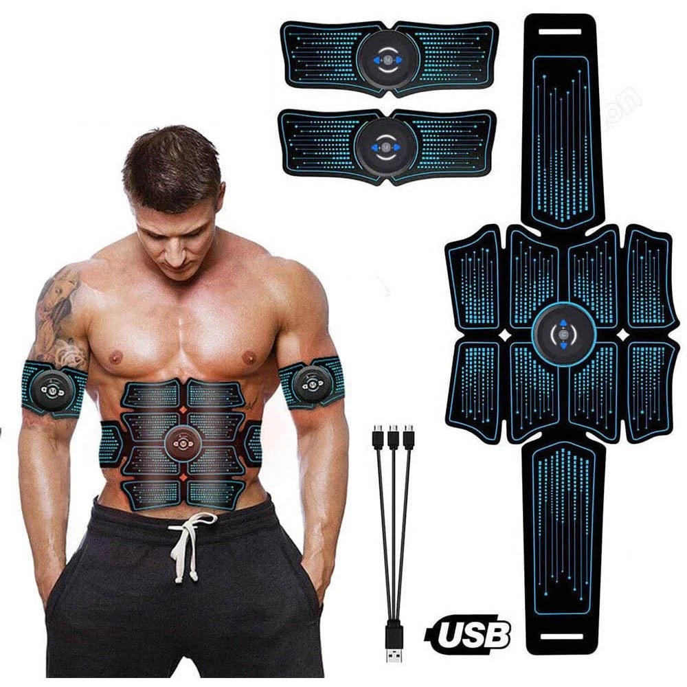 Home Gym Options - Stimulator Otot Perut EMS, Alat Pijat