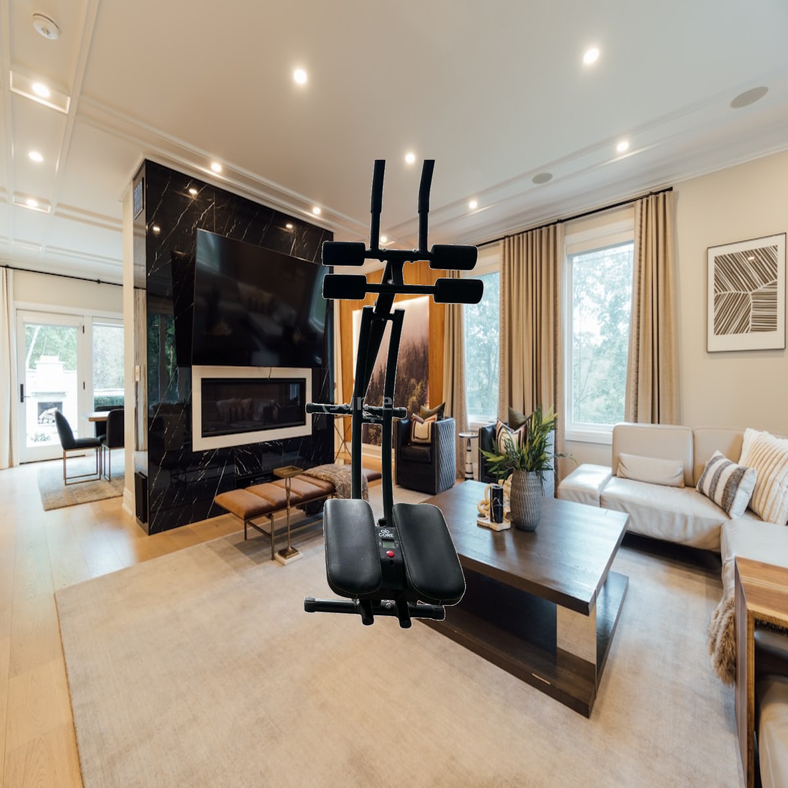 Home Gym Routine - Alat Latihan Otot Perut dari Baja,