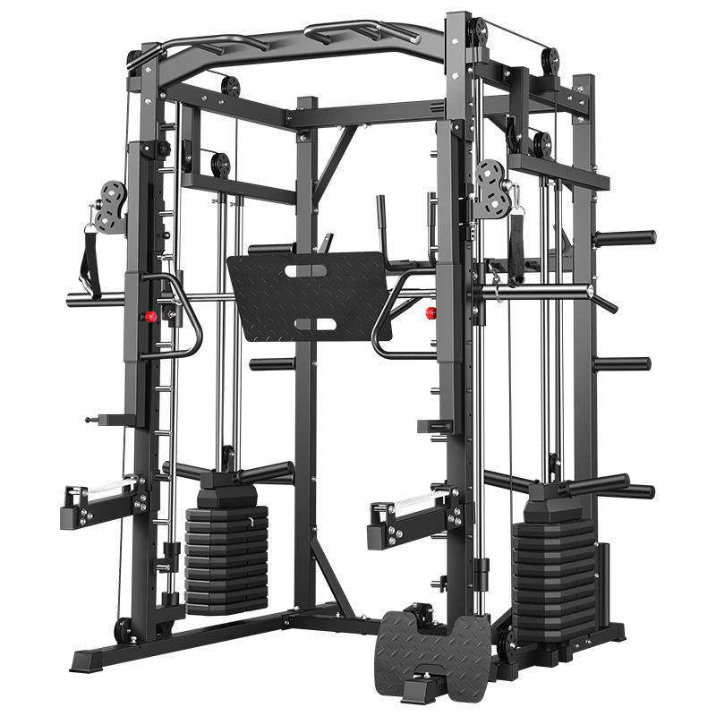 Home Gym Folding Rack - Rak Latihan Smith Machine Komprehensif Profesional