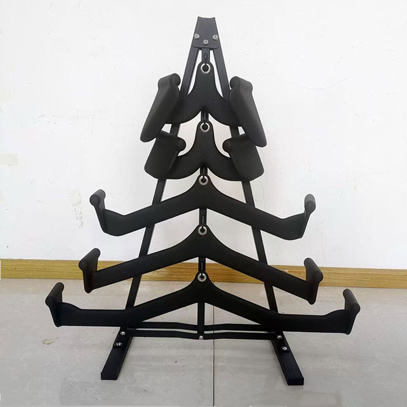 Home Gym Hyrox - Rak Penyimpanan Alat Latihan Lat Pull