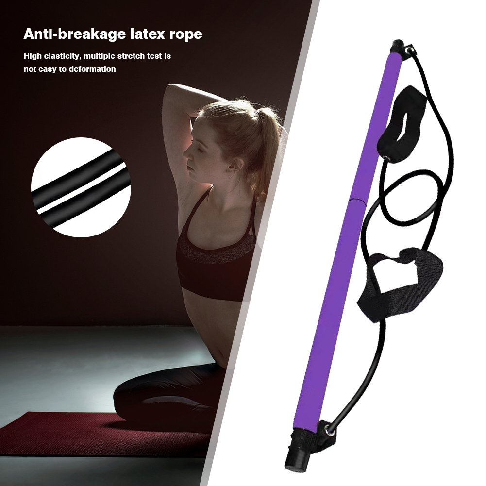 Home Gym Options - Tongkat Fitness Ringan dengan Tali Ekstensi