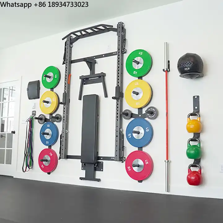Home Gym Folding Rack - Peralatan Gym Rumahan Smith Barbell Hanger