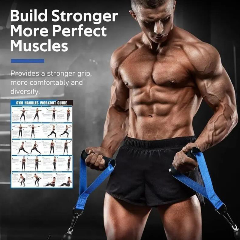 Pegangan Kabel Fitness dengan  - Home Gym Necessities ulasan dan harga