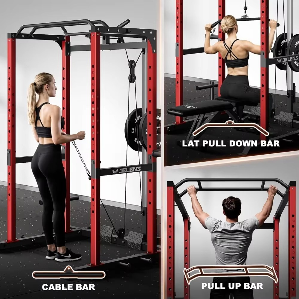 Rak Multifungsi S21 Power Cage - Home Gym Folding Rack ulasan dan harga