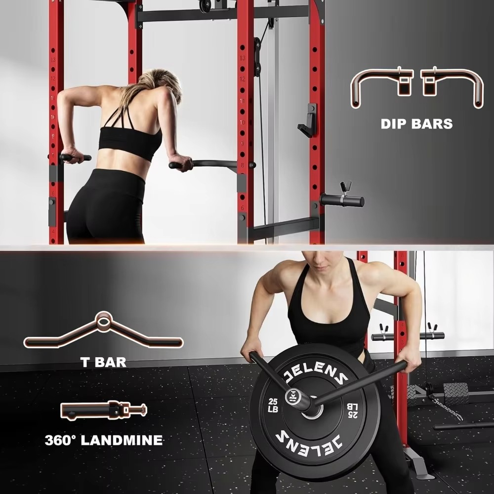 Rak Multifungsi S21 Power Cage - Home Gym Folding Rack ulasan dan harga