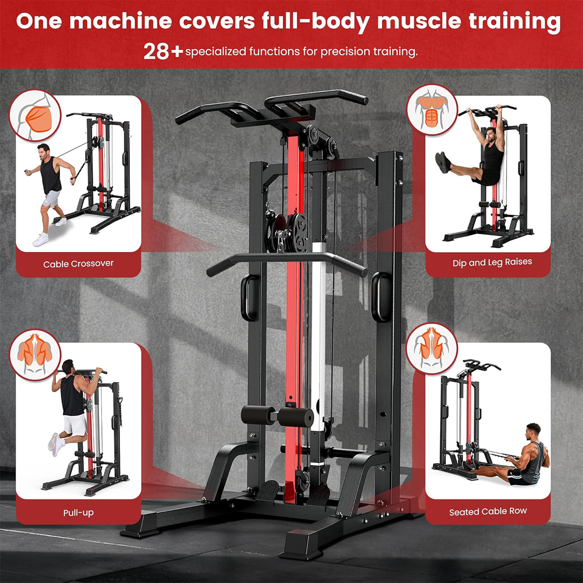 Mesin Gym Rumah Pooboo - Siste - Home Gym One Machine ulasan dan harga