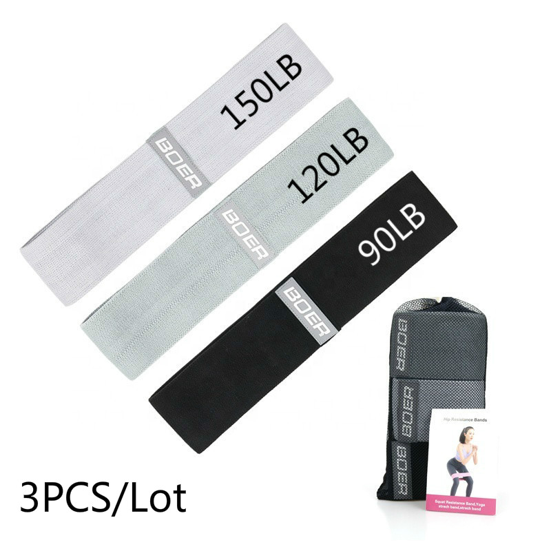 3PCS Wanita Pria Kain Resistan - Home Gym Necessities ulasan dan harga