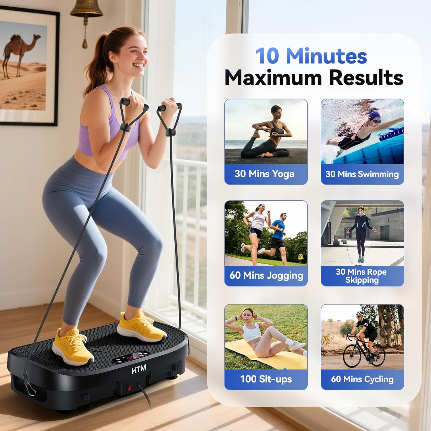 Papan Getar Pembakar Lemak Pla - Home Gym Necessities ulasan dan harga