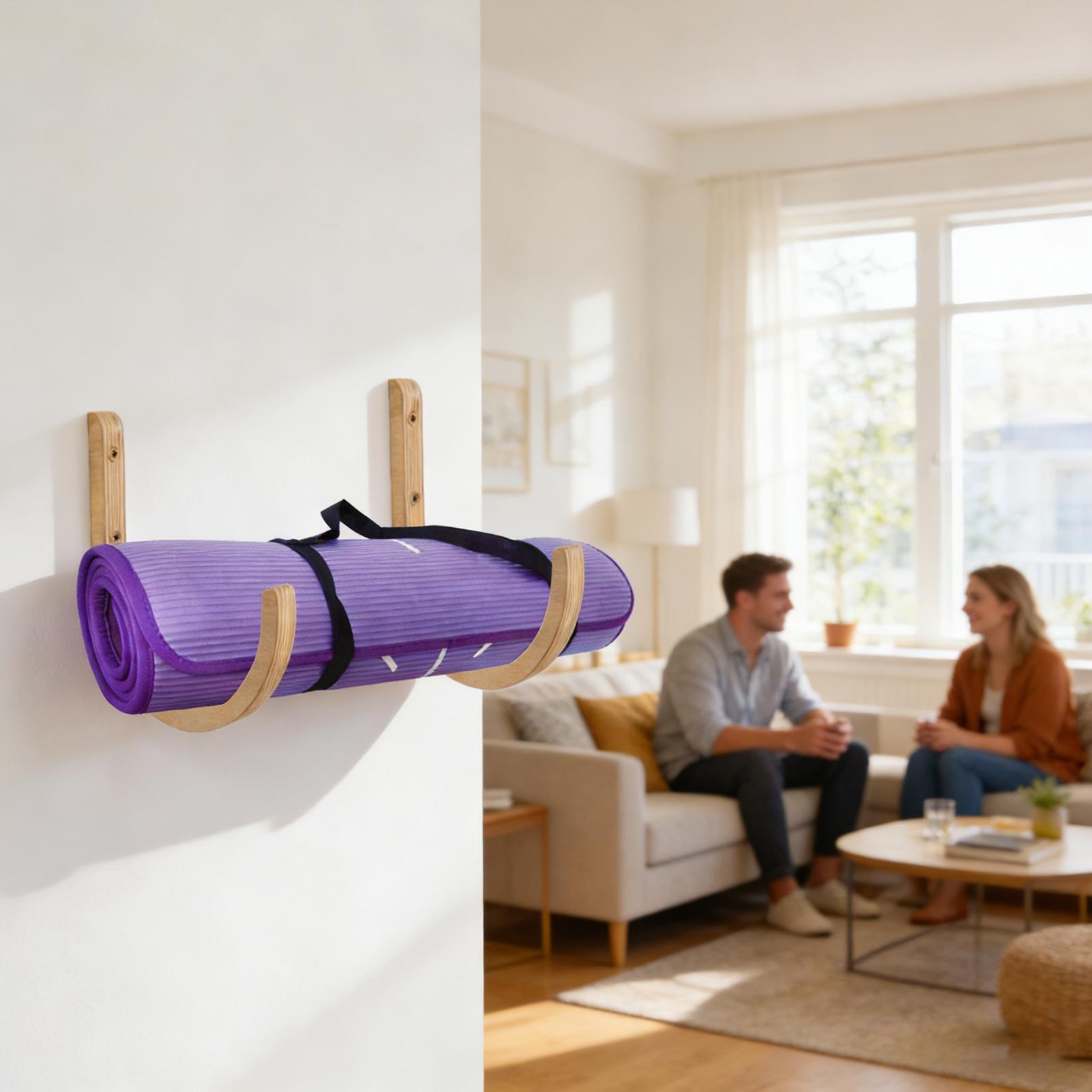Tempat Penyimpanan Matras Yoga - Home Gym Folding Rack ulasan dan harga