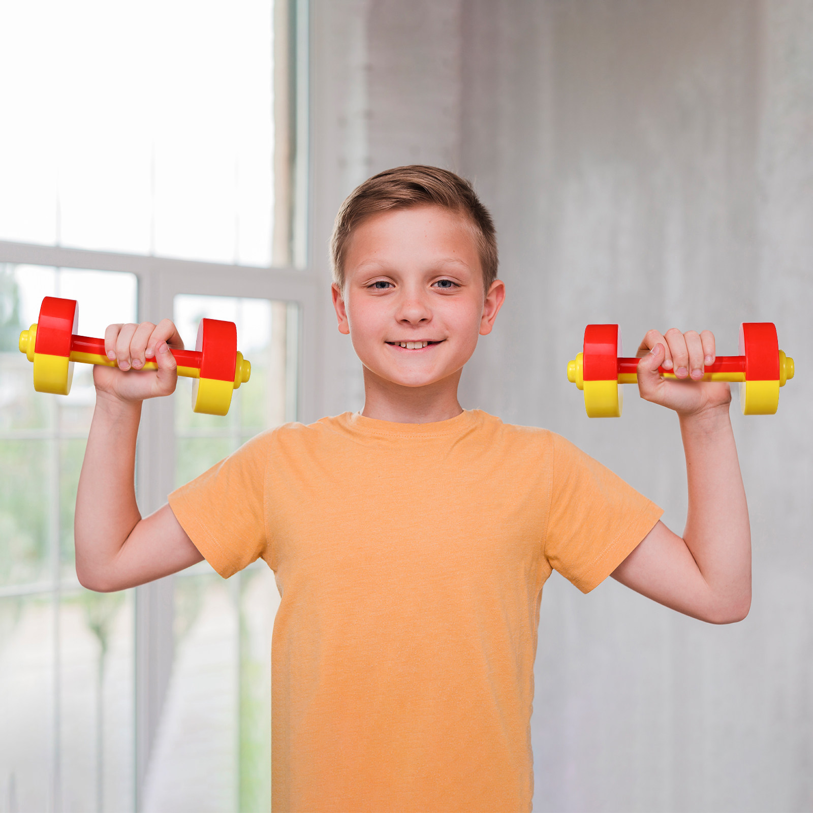 1 Pasang Alat Fitness Anak-ana - Home Gym Kids ulasan dan harga