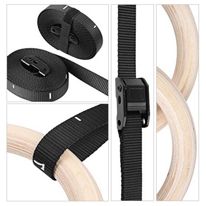 1 Buah Cincin Senam Kayu Birch - Home Gym Options ulasan dan harga