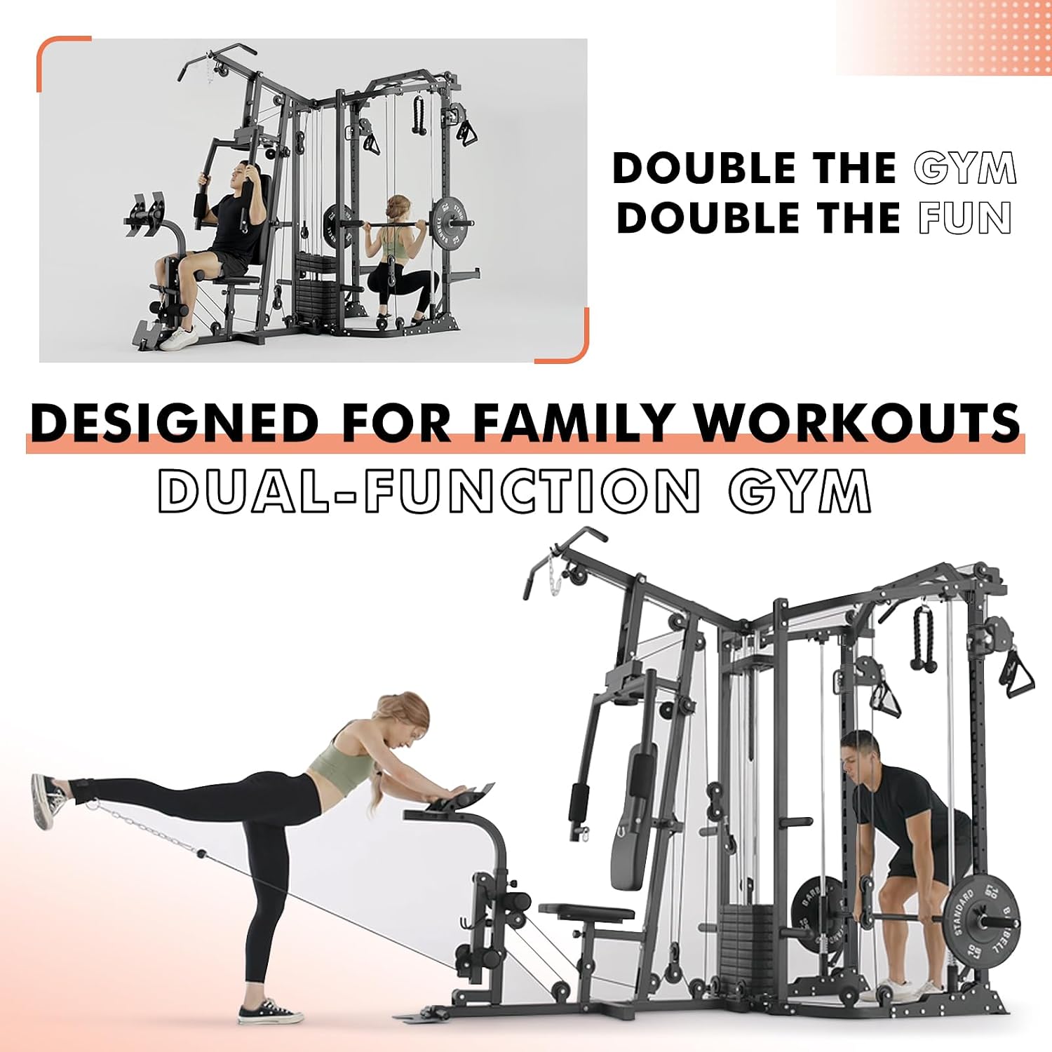 Mesin SmithΔ Dual-Station, Sta - Home Gym One Machine ulasan dan harga