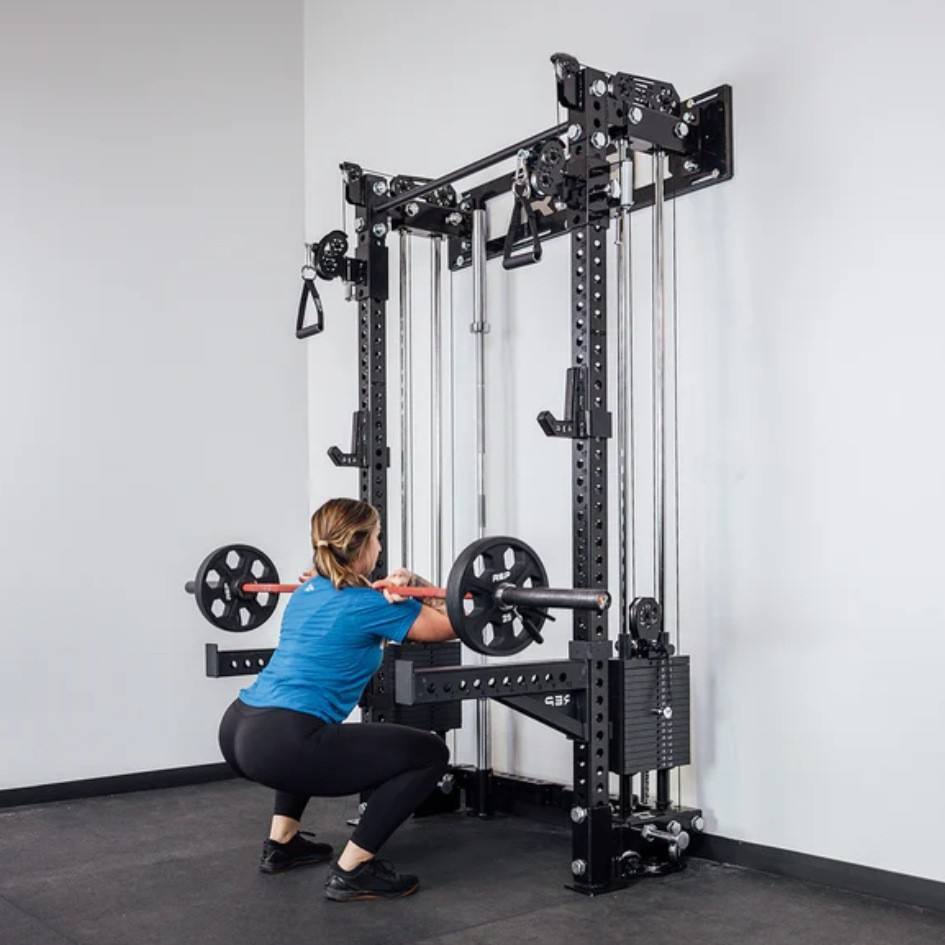 Peralatan Gym Peralatan Multif - Home Gym Folding Rack ulasan dan harga