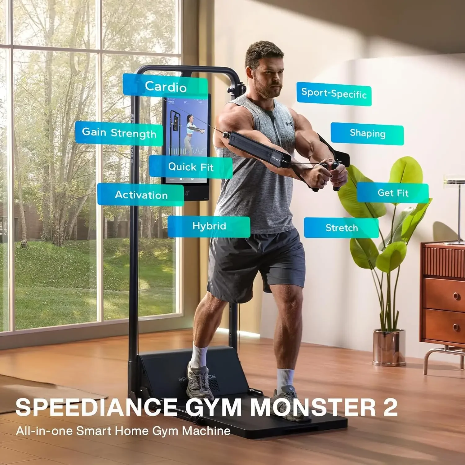 Gym Monster 2 Smart Home Gym,  - Home Gym One Machine ulasan dan harga