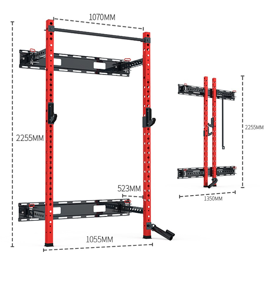 Peralatan Fitness Home Gym Rak - Home Gym Folding Rack ulasan dan harga