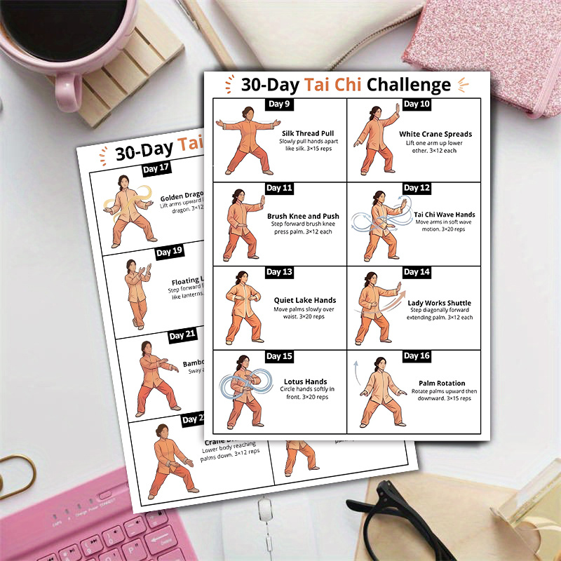 4 lembar Panduan Latihan Tanta - Home Gym Routine ulasan dan harga