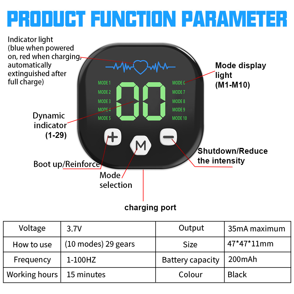 EMS Stimulator Otot Pelatih Pe - Home Gym Necessities ulasan dan harga