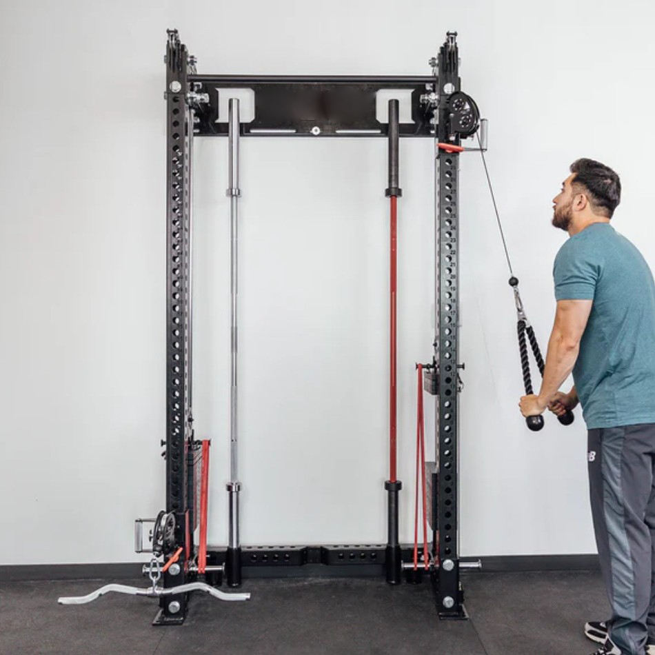 Peralatan Gym Peralatan Kebuga - Home Gym Folding Rack ulasan dan harga