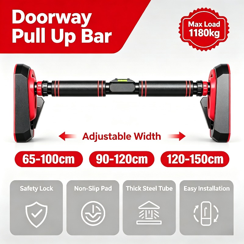 Pull Up Bar Tanpa Bor, Desain  - Suspension Trainer Door ulasan dan harga